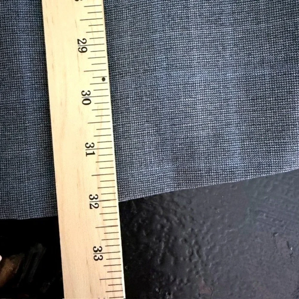 Jos. A. Bank Reserve Grey Plaid‎ Guabello Super 130s Wool Blazer 46R 46 Regular